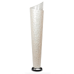 Торшер из перламутра на металлическом каркасе Indonesian Spiral варинант исполнения - 1 | Loft Concept в Сочи