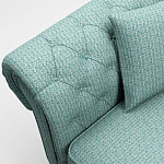 Мебельная ткань Шенилл бирюзовый цвет 142 см T4-61 варинант исполнения - 10 | Loft Concept в Сочи