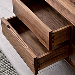 Тумба под телевизориз массива дерева TV Stand made of Walnut Wood варинант исполнения - 7 | Loft Concept в Сочи