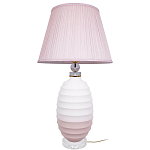 Настольная лампа керамическая Pink lampshade варинант исполнения - 2 | Loft Concept в Сочи