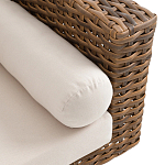 Трехместный садовый диван из плетеного пластика Matteo варинант исполнения - 3 | Loft Concept в Сочи