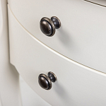 Белая тумба на фигурных ножках Shelby варинант исполнения - 4 | Loft Concept в Сочи