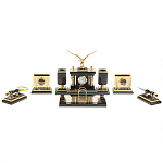 Настольный письменный набор из яшмы и долерита в подарочной упаковке Manager Organizer варинант исполнения - 3 | Loft Concept в Сочи