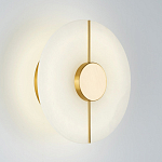 Бра с плафоном из камня в форме диска Buccio Stone Disk Wall Lamp варинант исполнения - 2 | Loft Concept в Сочи