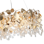 Люстра с декоративными подвесками из прозрачного стекла в форме монеток FAIRYTREE Light варинант исполнения - 11 | Loft Concept в Сочи