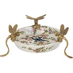 Блюдо фарфоровое Полет стрекоз Jita варинант исполнения - 1 | Loft Concept в Сочи