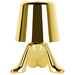 Настольная лампа фигурная цвета золото с гладким абажуром Высота 17 см Sophia варинант исполнения - 6 | Loft Concept в Сочи
