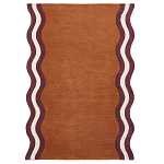 Ковер с оригинальной волнистой отделкой Woven from Wool варинант исполнения - 1 | Loft Concept в Сочи