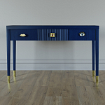 Дизайнерский Письменный стол Elsa Dreams Blue с тремя ящиками варинант исполнения - 1 | Loft Concept в Сочи