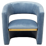 Кресло голубое Walsh Blue Armchair варинант исполнения - 3 | Loft Concept в Сочи