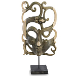 Маска ручной работы деревянная резная Mask Abstraction варинант исполнения - 1 | Loft Concept в Сочи