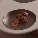 Журнальный столик фигурный со стеклянной столешницей Table Drop варинант исполнения - 6 | Loft Concept в Сочи