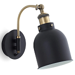 Бра с черным плафоном из металла Roomsy варинант исполнения - 1 | Loft Concept в Сочи