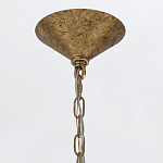 Люстра подвесная с круглыми дисками из серого фактурного стекла с белым матовым шаром внутри Quintiesse варинант исполнения - 4 | Loft Concept в Сочи