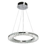 Люстра круглая с прозрачной хрустальной рамкой Maude Crystal Light варинант исполнения - 2 | Loft Concept в Сочи