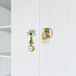 Большой шкаф с витриной Elsa Dreams White варинант исполнения - 4 | Loft Concept в Сочи