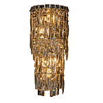 Бра с каскадом из прозрачного хрусталя и корпусом золотого цвета Constant Sparks варинант исполнения - 7 | Loft Concept в Сочи