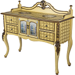 Комод деревянный Illustration of flowers варинант исполнения - 4 | Loft Concept в Сочи