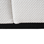 Дизайнерское кресло мягкое с обивкой из рогожки кремового цвета Decoration of Everything варинант исполнения - 3 | Loft Concept в Сочи