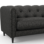 Мебельная ткань Шенилл темно-серый цвет 138 см T4-40 варинант исполнения - 4 | Loft Concept в Сочи