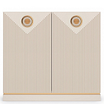 Комод с фактурными дверцами Satin Furniture варинант исполнения - 4 | Loft Concept в Сочи