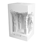 Встраиваемый в стену гипсовый светильник под покраску с колоннами и арками в античном стиле Antiquity Athena варинант исполнения - 2 | Loft Concept в Сочи