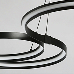 Люстра подвесная светодиодная в виде волнообразной ленты Ribbon Vortex варинант исполнения - 11 | Loft Concept в Сочи