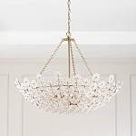 Люстра декорированная цветами из стекла Lightness of Flowers варинант исполнения - 2 | Loft Concept в Сочи