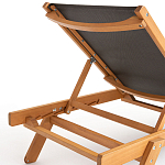 Шезлонг из текстиля и эвкалипта Power of Nature варинант исполнения - 4 | Loft Concept в Сочи