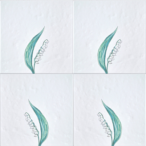 Плитка с узором Ландыш