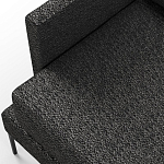 Мебельная ткань Шенилл темно-серый цвет 138 см T4-40 варинант исполнения - 3 | Loft Concept в Сочи