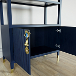 Стеллаж со стеклянными полками Elsa Dreams Blue варинант исполнения - 5 | Loft Concept в Сочи