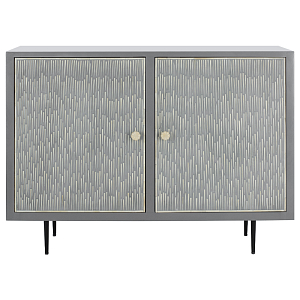 Буфет инкрустированный Inlaid Bone gray