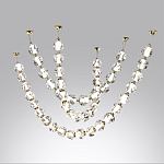 Подвесной светильник из прозрачных шаров Bubbles Bocci варинант исполнения - 3 | Loft Concept в Сочи