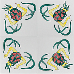 Плитка дизайнерская Драконий фрукт варинант исполнения - 1 | Loft Concept в Сочи