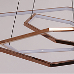 Люстра с 3-мя подвесами в виде шестиугольников Hexagon Horizontal варинант исполнения - 4 | Loft Concept в Сочи