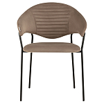 Коричневый стул с обивкой из искусственной замши Alexis варинант исполнения - 2 | Loft Concept в Сочи