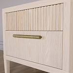 Прикроватная Тумбочка Primo с двумя ящиками Светлый дуб варинант исполнения - 4 | Loft Concept в Сочи