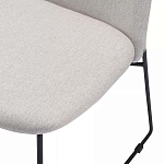 Стул мягкий светло-серый Chair Gray Runners варинант исполнения - 7 | Loft Concept в Сочи