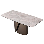 Стол обеденный керамический серый Servorios варинант исполнения - 3 | Loft Concept в Сочи