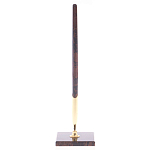 Ручка шариковая на подставке из натурального камня Обсидиан Stone Pens варинант исполнения - 1 | Loft Concept в Сочи