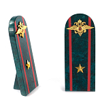 Сувенир Погон МВД из натурального камня змеевик Souvenir Epaulets варинант исполнения - 5 | Loft Concept в Сочи