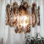 Люстра из круглых стеклянных элементов Vienna варинант исполнения - 6 | Loft Concept в Сочи