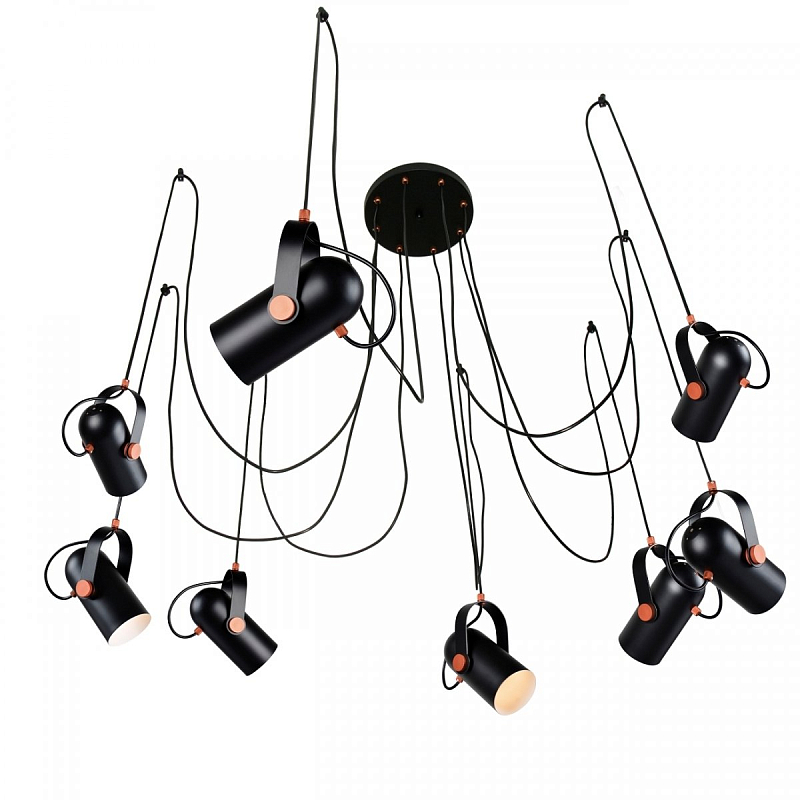 Подвесной светильник Tube Pendant Black Черный Подвесной светильник Tube Pendant Black Черный в Сочи | Loft Concept