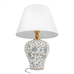 Настольная лампа с цветочной росписью Lamp Flower Painting варинант исполнения - 3 | Loft Concept в Сочи