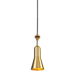 Подвесной светильник с конусным плафоном и декоративной звездой 57 см Elstead Lighting варинант исполнения - 1 | Loft Concept в Сочи