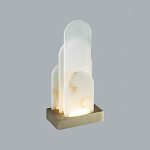 Настольная лампа с белыми вертикальными элементами Alabaster Totem   варинант исполнения - 6 | Loft Concept в Сочи