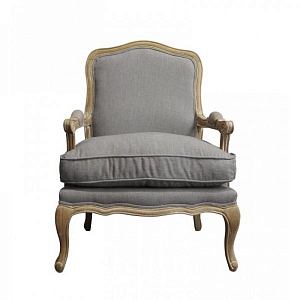 Кресло French Provence ArmChair Shebbi Grey