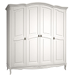 Шкаф белый из массива бука в стиле прованс White Provence варинант исполнения - 1 | Loft Concept в Сочи