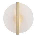 Бра с белым матовым стеклянным плафоном круглой формы Soft Glow Harmony варинант исполнения - 2 | Loft Concept в Сочи